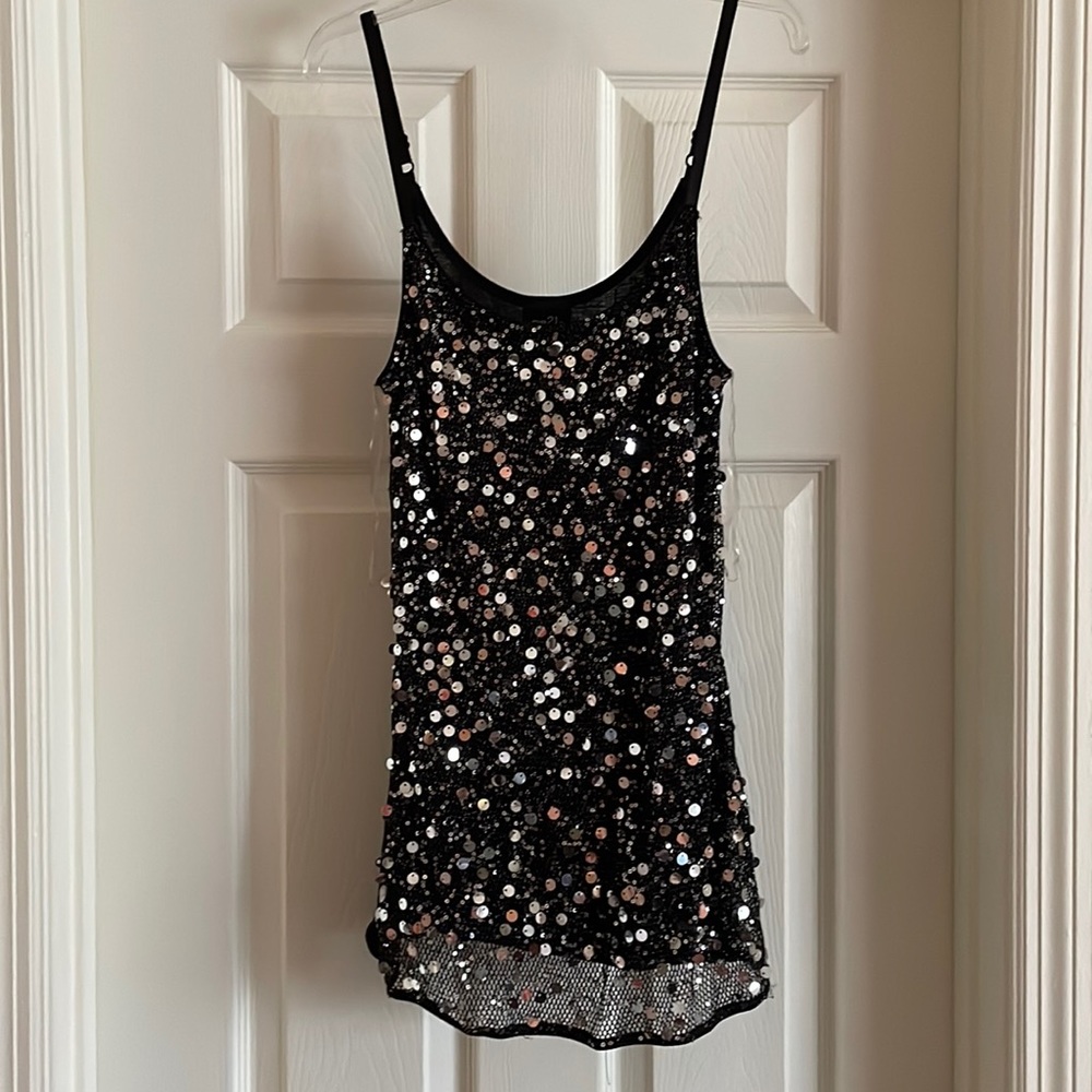 Sequin tank top